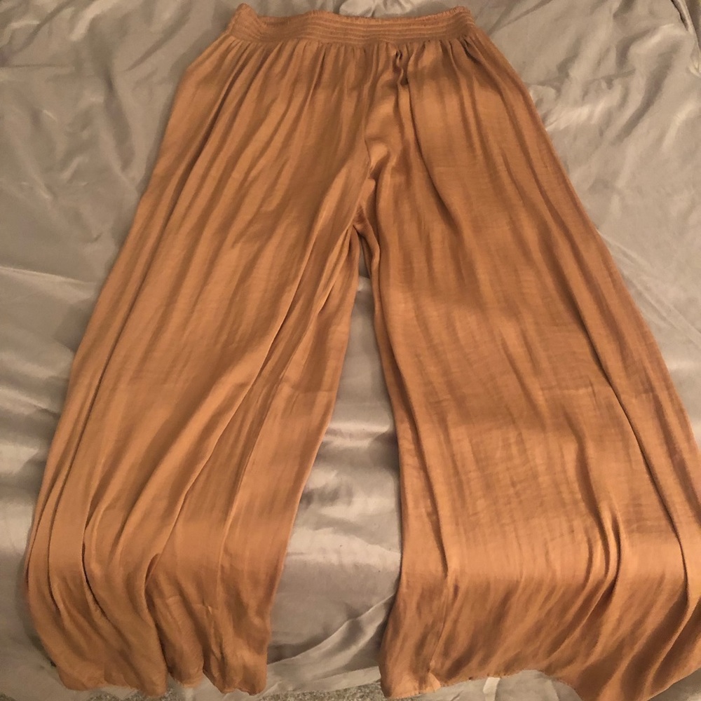 Tan Palazzo Pants